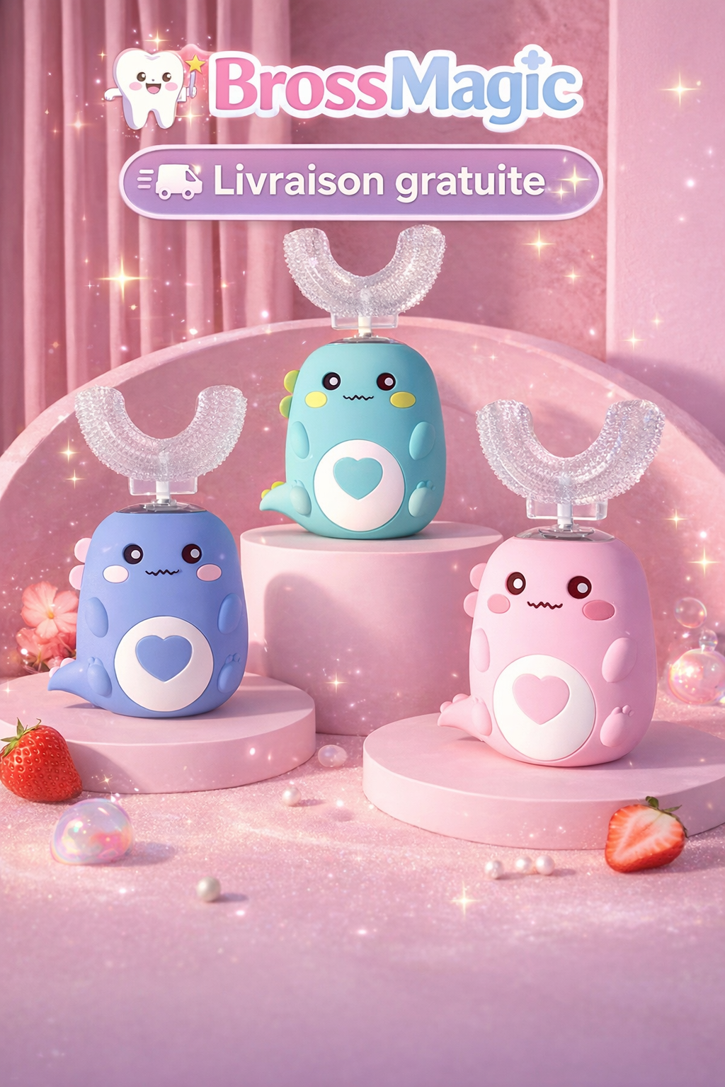 BrossMagic — Brosse à Dents Électrique Magique pour Enfants 🦷